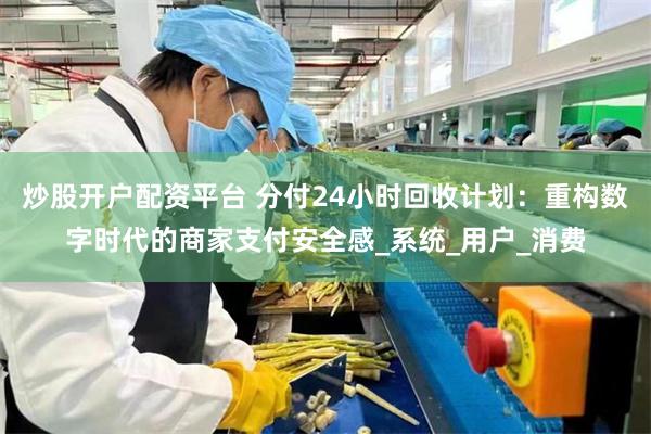 炒股开户配资平台 分付24小时回收计划：重构数字时代的商家支付安全感_系统_用户_消费